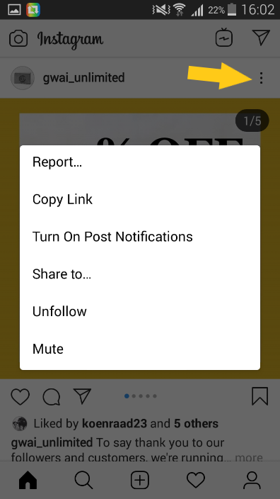 How to Repost on Instagram - copy link